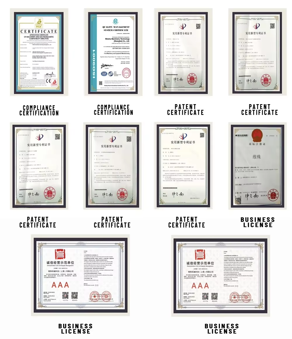 আইএসও 9001 ওয়েইশুর জন্য মান পরিচালনার সিস্টেম শংসাপত্র